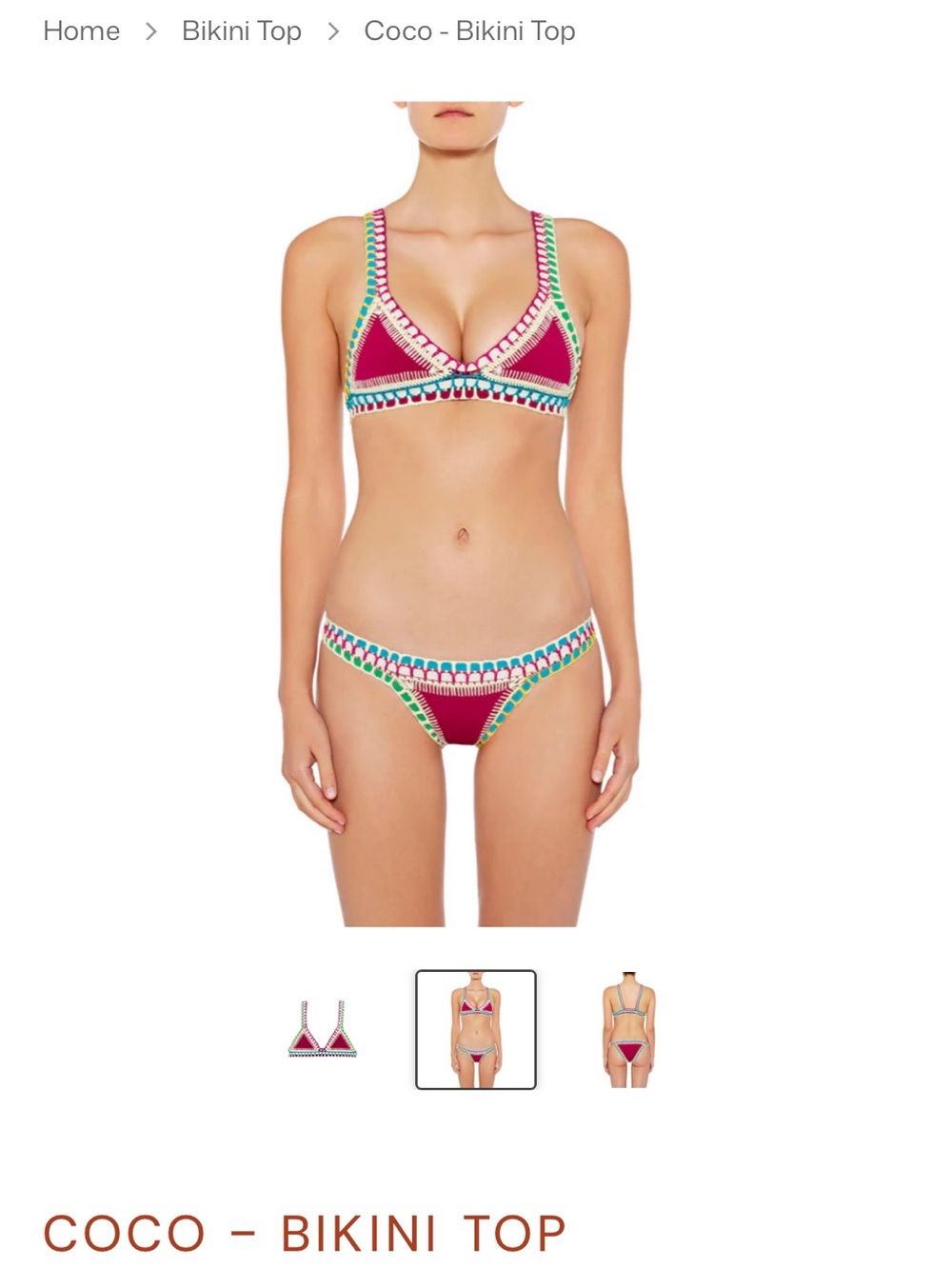 ISO KIINI FUSCHIA IN S
